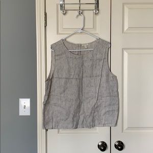 Eileen Fisher striped top RN #78121/CA#34460